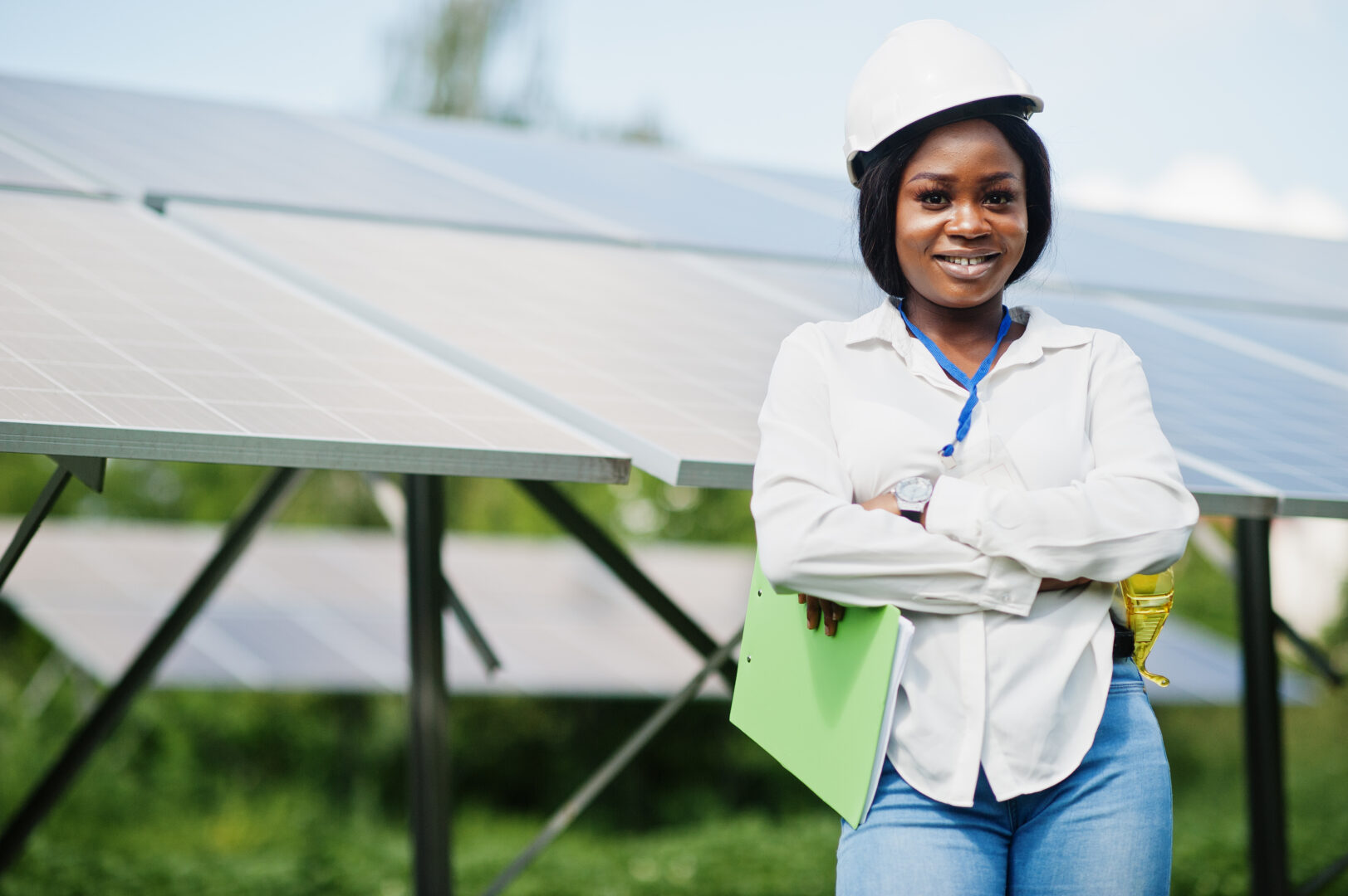 african-american-technician-check-the-maintenance-of-the-solar-p